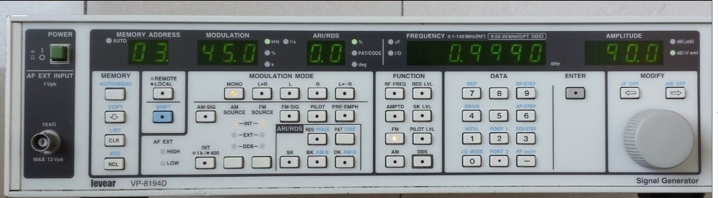 韓國金進CREDIX原裝進口1501B高頻信號發生器