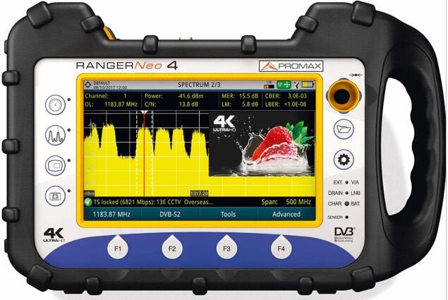 PROMAX數字場強 頻譜分析及碼流錄制播放分析儀 RANGER Neo 4